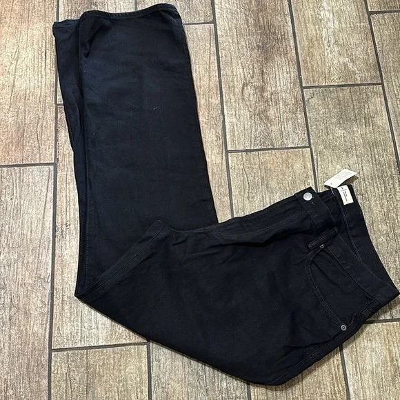 NWT Gap 1969 Men’s 38x34 Black Standard Denim Straight‎ Leg Jeans